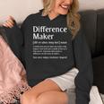 Difference Maker Definition Vintage Teachers Mom Boss Women Women's Hoodie, Couple Gifts, funny design Difference Maker Definition Vintage Teachers Mom Boss Women Women's Hoodie, Couple Gifts, funny design