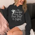 Disney Peter Pan Tinkerbell Teacher Pixie Dust And Coffee Women's Hoodie, funny design Disney Peter Pan Tinkerbell Teacher Pixie Dust And Coffee Women's Hoodie, funny design