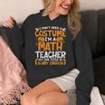 I Don't Need A Costume I'm Math Teacher Costume Halloween Women's Hoodie, funny design