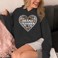 Drama Teacher Heart Pumpkin Ghost Halloween Kids Women's Hoodie, funny design Drama Teacher Heart Pumpkin Ghost Halloween Kids Women's Hoodie, funny design