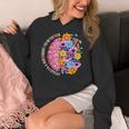 Dyslexia Different Perspective Reading Brain Floral Teacher Women's Hoodie, funny design Dyslexia Different Perspective Reading Brain Floral Teacher Women's Hoodie, funny design