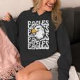 Eagles School Sports Fan Team Spirit Teacher Parent Student Women's Hoodie, funny design Eagles School Sports Fan Team Spirit Teacher Parent Student Women's Hoodie, funny design