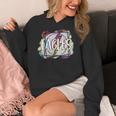Eagles Teacher School Sports Fan Team Spirit Women's Hoodie, funny design