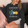 Earth Rotation Earth Day Science Teacher Kids Women Women's Hoodie, Science Teacher Gifts, funny design