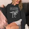 Lets Eat Kids Punctuation Saves Lives Dinosaur Teacher Women's Hoodie, funny design Lets Eat Kids Punctuation Saves Lives Dinosaur Teacher Women's Hoodie, funny design