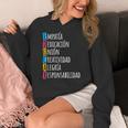Educar Bilingual Spanish Teacher Women's Hoodie, funny design Educar Bilingual Spanish Teacher Women's Hoodie, funny design