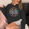 Educational Wingman Assistant Teaching a School Teacher Aide Women's Hoodie, funny design Educational Wingman Assistant Teaching a School Teacher Aide Women's Hoodie, funny design