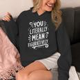 English Teacher Grammar Police Language Nerd You Literally Mean Figuratively V-Neck Modern Short Sleeve Small Women's Hoodie, English Teacher Gifts, funny design English Teacher Grammar Police Language Nerd You Literally Mean Figuratively V-Neck Modern Short Sleeve Small Women's Hoodie, English Teacher Gifts, funny design
