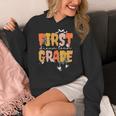 First Grade Dream Retro Team Fall Halloween Spooky Teachers Women's Hoodie, First Grade Teacher Gifts, funny design First Grade Dream Retro Team Fall Halloween Spooky Teachers Women's Hoodie, First Grade Teacher Gifts, funny design