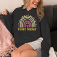 Future Teacher Rainbow Women's Hoodie, Future Teacher Gifts, funny design Future Teacher Rainbow Women's Hoodie, Future Teacher Gifts, funny design