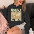 Geography Teacher Easily Distracted By Maps Women's Hoodie, funny design Geography Teacher Easily Distracted By Maps Women's Hoodie, funny design