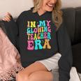 In My Glowing Teacher Era Groovy Colorful Bright Women's Hoodie, Groovy Teacher Gifts, funny design In My Glowing Teacher Era Groovy Colorful Bright Women's Hoodie, Groovy Teacher Gifts, funny design