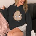 Good Egg Teacher Halloween Costume The Couch Potato Women's Hoodie, funny design