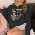 Halloween Math Teacher Skeleton Six Seven Meme Brainrot Women's Hoodie, funny design Halloween Math Teacher Skeleton Six Seven Meme Brainrot Women's Hoodie, funny design