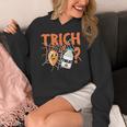 Halloween Medical Lab Science Microbiology Scientist Teacher Men Women Women's Hoodie, Science Teacher Gifts, funny design