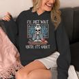 Halloween Teacher I'Ll Just Wait Until It's Quiet Women Women's Hoodie, funny design Halloween Teacher I'Ll Just Wait Until It's Quiet Women Women's Hoodie, funny design