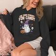 Halloween Teacher Trade Students For Candy Costume Women Women's Hoodie, funny design