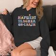 Happiest Teacher On Earth First Day Of School Back To School Women's Hoodie, funny design Happiest Teacher On Earth First Day Of School Back To School Women's Hoodie, funny design