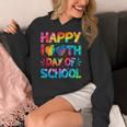 Happy 100th Day Of School Teacher Student 100 Days Tie Dye Men Women Kids Women's Hoodie, funny design Happy 100th Day Of School Teacher Student 100 Days Tie Dye Men Women Kids Women's Hoodie, funny design