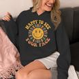 Happy To See Your Face Retro Happy Teacher Back To School Women's Hoodie, funny design Happy To See Your Face Retro Happy Teacher Back To School Women's Hoodie, funny design