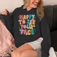 Happy To See Your Face Teacher Disco Ball Back To School Women's Hoodie, funny design