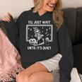 I'Ll Just Wait Until It's Quiet Halloween Teacher Mom Women's Hoodie, Couple Gifts, funny design