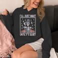I'Ll Just Wait Until It's Quiet Skeleton Coffee Teacher Women's Hoodie, funny design