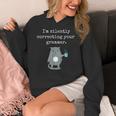 I'm Silently Correcting Your Grammar Sarcastic Teacher For Men Women Kids Women's Hoodie, funny design