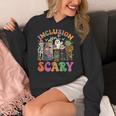 Inclusion Isnt Scary Halloween Skeleton Ghost Sped Teacher Women's Hoodie, funny design Inclusion Isnt Scary Halloween Skeleton Ghost Sped Teacher Women's Hoodie, funny design