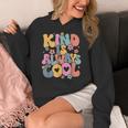 Kind Is Always Cool Groovy Teacher Be Kind Kindness Matters Women's Hoodie, Groovy Teacher Gifts, funny design