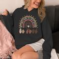 Be Kind Hand-Talking Teacher Artist ASL Women's Hoodie, funny design
