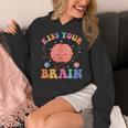 Kiss Your Brain Sped Teacher Appreciation Back To School Kid Women's Hoodie, funny design Kiss Your Brain Sped Teacher Appreciation Back To School Kid Women's Hoodie, funny design