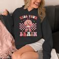 Kiss Your Brain Valentines Test Day Teacher Squad Kids Women's Hoodie, funny design Kiss Your Brain Valentines Test Day Teacher Squad Kids Women's Hoodie, funny design