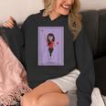 La Maestra Mexican Bingo Card Teacher Lottery Card Women's Hoodie, funny design La Maestra Mexican Bingo Card Teacher Lottery Card Women's Hoodie, funny design
