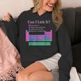 Can I Lick It Periodic Table Teacher Student Kids Women's Hoodie, funny design Can I Lick It Periodic Table Teacher Student Kids Women's Hoodie, funny design
