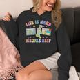 Life Is Hard Visuals Help Special Education Teacher SPED Women's Hoodie, funny design Life Is Hard Visuals Help Special Education Teacher SPED Women's Hoodie, funny design
