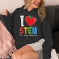 I Love STEM Student Teacher 1st Day Of School Back To School Women's Hoodie, funny design