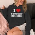 I Love Student Council Student Teacher Women's Hoodie, funny design I Love Student Council Student Teacher Women's Hoodie, funny design