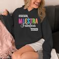 Maestra Fabulosa Bilingual Spanish Espanol Teacher School Women's Hoodie, funny design
