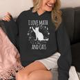 Math Nerd Math Teacher Cat Lover I Love Math And Cats Women's Hoodie, funny design Math Nerd Math Teacher Cat Lover I Love Math And Cats Women's Hoodie, funny design