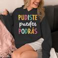 Multilingual Hispanic Heritage Spanish Teacher Maestra Women's Hoodie, funny design Multilingual Hispanic Heritage Spanish Teacher Maestra Women's Hoodie, funny design