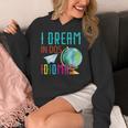 Multilingual Teacher In Dos Idiomas Linguist Language Women's Hoodie, funny design Multilingual Teacher In Dos Idiomas Linguist Language Women's Hoodie, funny design