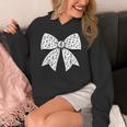 Music Notes Coquette Bow Music Teacher School Musician Band Women's Hoodie, funny design Music Notes Coquette Bow Music Teacher School Musician Band Women's Hoodie, funny design