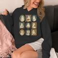 Music Teacher Orchestra Spooky Halloween Ghost Band Women's Hoodie, funny design Music Teacher Orchestra Spooky Halloween Ghost Band Women's Hoodie, funny design