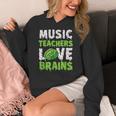 Music Teachers Love Brains Cute Teaching Halloween Women's Hoodie, funny design Music Teachers Love Brains Cute Teaching Halloween Women's Hoodie, funny design