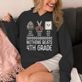 Nothing Beats 4th Grade Back To School Kids Teachers Women's Hoodie, funny design