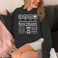 Nurse Educator Shirt Men Women Nursing Instructor Teacher Women's Hoodie, funny design
