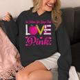 In October We Wear Pink Love Teacher Breast Cancer Awareness Women's Hoodie, funny design In October We Wear Pink Love Teacher Breast Cancer Awareness Women's Hoodie, funny design