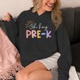Oh Hey Pre K Student Teacher Happy First Day Back To School Women's Hoodie, funny design Oh Hey Pre K Student Teacher Happy First Day Back To School Women's Hoodie, funny design