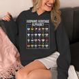 Hispanic Flags Alphabet Hearts Latin Heritage For Teacher Women's Hoodie, funny design Hispanic Flags Alphabet Hearts Latin Heritage For Teacher Women's Hoodie, funny design